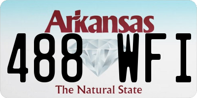 AR license plate 488WFI