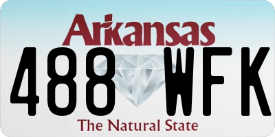 AR license plate 488WFK