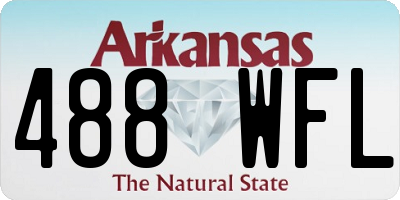 AR license plate 488WFL