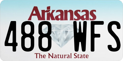 AR license plate 488WFS