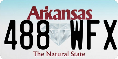 AR license plate 488WFX