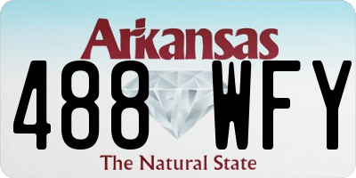 AR license plate 488WFY