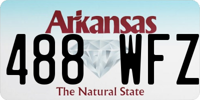 AR license plate 488WFZ