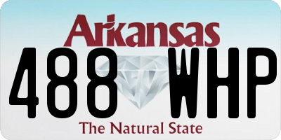 AR license plate 488WHP