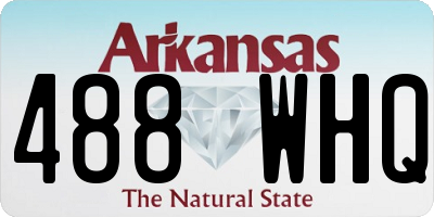 AR license plate 488WHQ