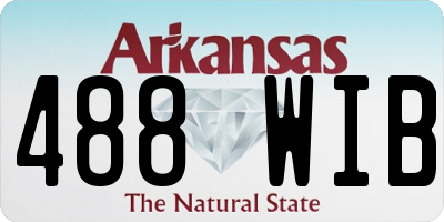 AR license plate 488WIB