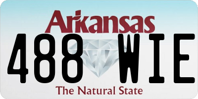 AR license plate 488WIE