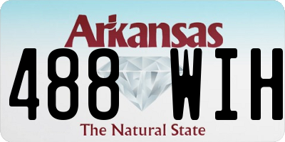 AR license plate 488WIH