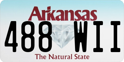 AR license plate 488WII