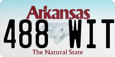 AR license plate 488WIT