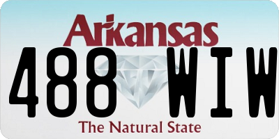 AR license plate 488WIW