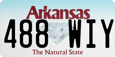 AR license plate 488WIY