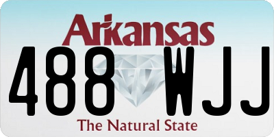 AR license plate 488WJJ