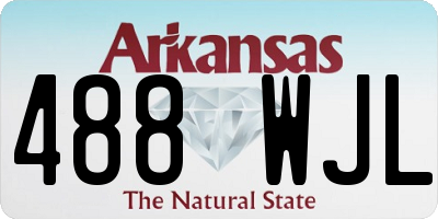 AR license plate 488WJL