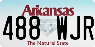 AR license plate 488WJR