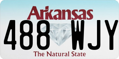 AR license plate 488WJY