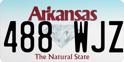 AR license plate 488WJZ