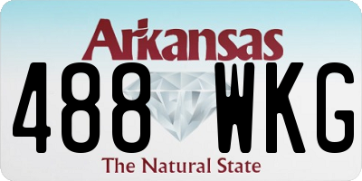 AR license plate 488WKG