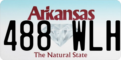 AR license plate 488WLH