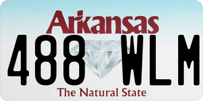 AR license plate 488WLM