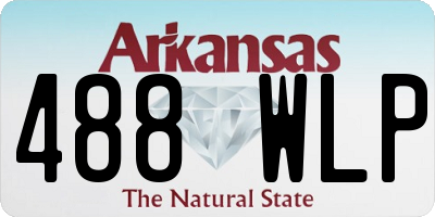 AR license plate 488WLP