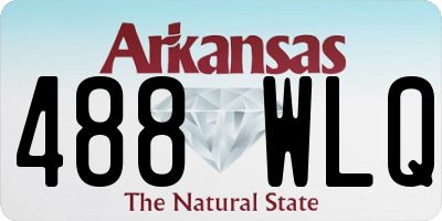 AR license plate 488WLQ