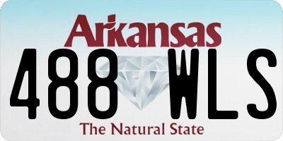 AR license plate 488WLS