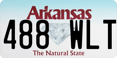 AR license plate 488WLT