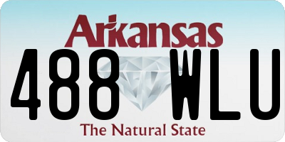 AR license plate 488WLU