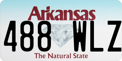 AR license plate 488WLZ