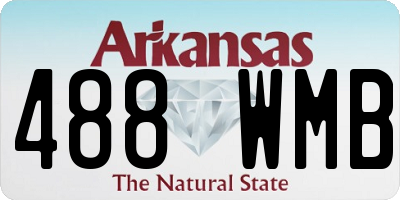 AR license plate 488WMB