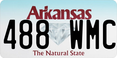 AR license plate 488WMC