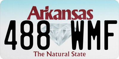AR license plate 488WMF