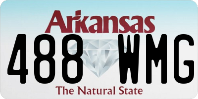 AR license plate 488WMG
