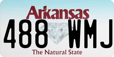 AR license plate 488WMJ