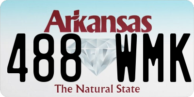AR license plate 488WMK