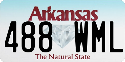 AR license plate 488WML