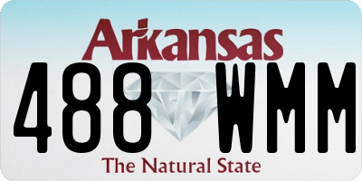 AR license plate 488WMM