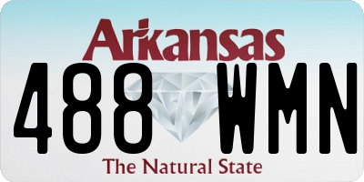 AR license plate 488WMN