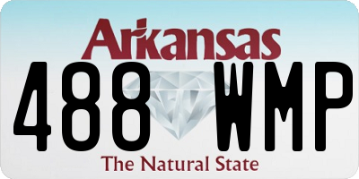 AR license plate 488WMP