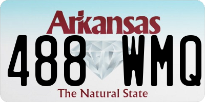 AR license plate 488WMQ