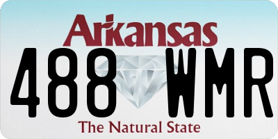 AR license plate 488WMR