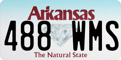 AR license plate 488WMS