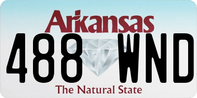 AR license plate 488WND