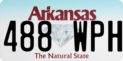 AR license plate 488WPH