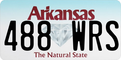 AR license plate 488WRS