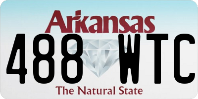 AR license plate 488WTC