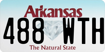AR license plate 488WTH