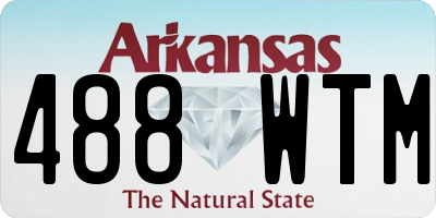 AR license plate 488WTM