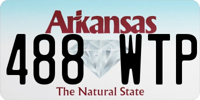 AR license plate 488WTP